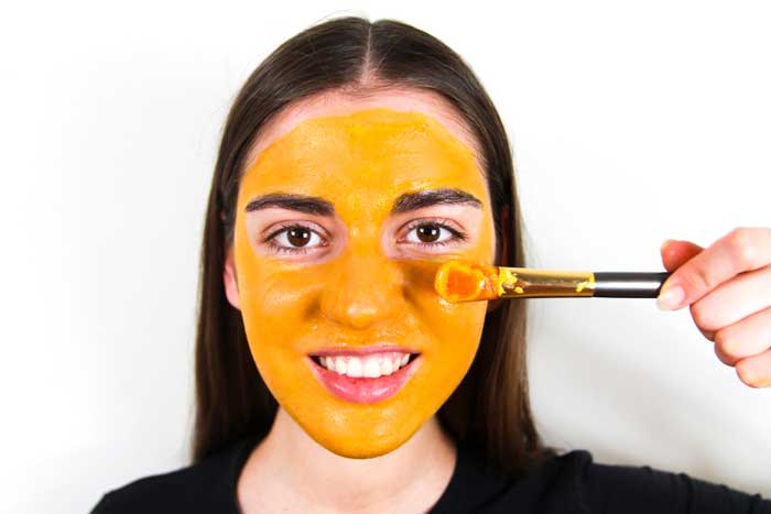 Turmeric, Honey, and Yogurt Face Mask